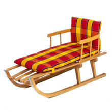 Cuscino slitta con schienale 95x30x5 cm