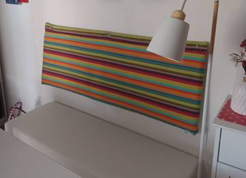 Cuscino da parete da appendere 40x120x5cm nel colore Toscane