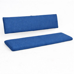Cuscino per panca birreria con schienale 121x36x5 cm e 121x26x5 cm