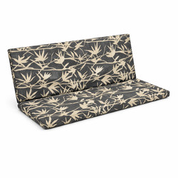 Cuscino per panca da giardino con schienale 121 x 36 x 5 cm und 121 x 46 x 5 cm