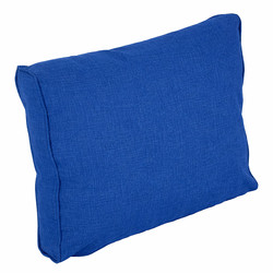 Cuscino schienale Flop con bordino 40x50x15 cm