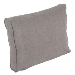 Cuscino schienale Flop con bordino 40x50x15 cm